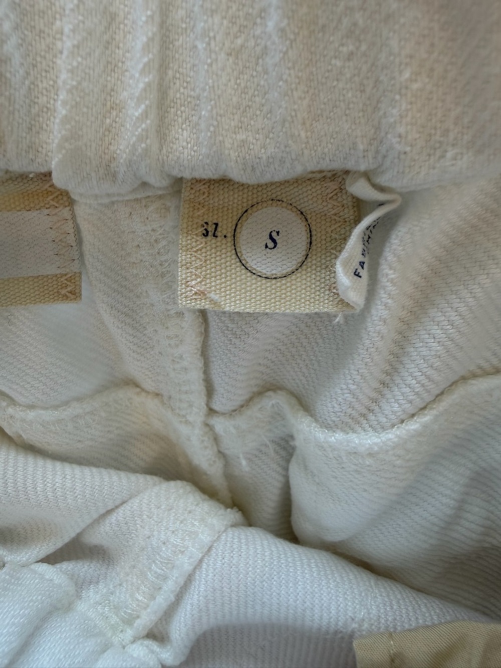 Anthropologie White Wide-Leg Drawstring Pants - Picture 10 of 12